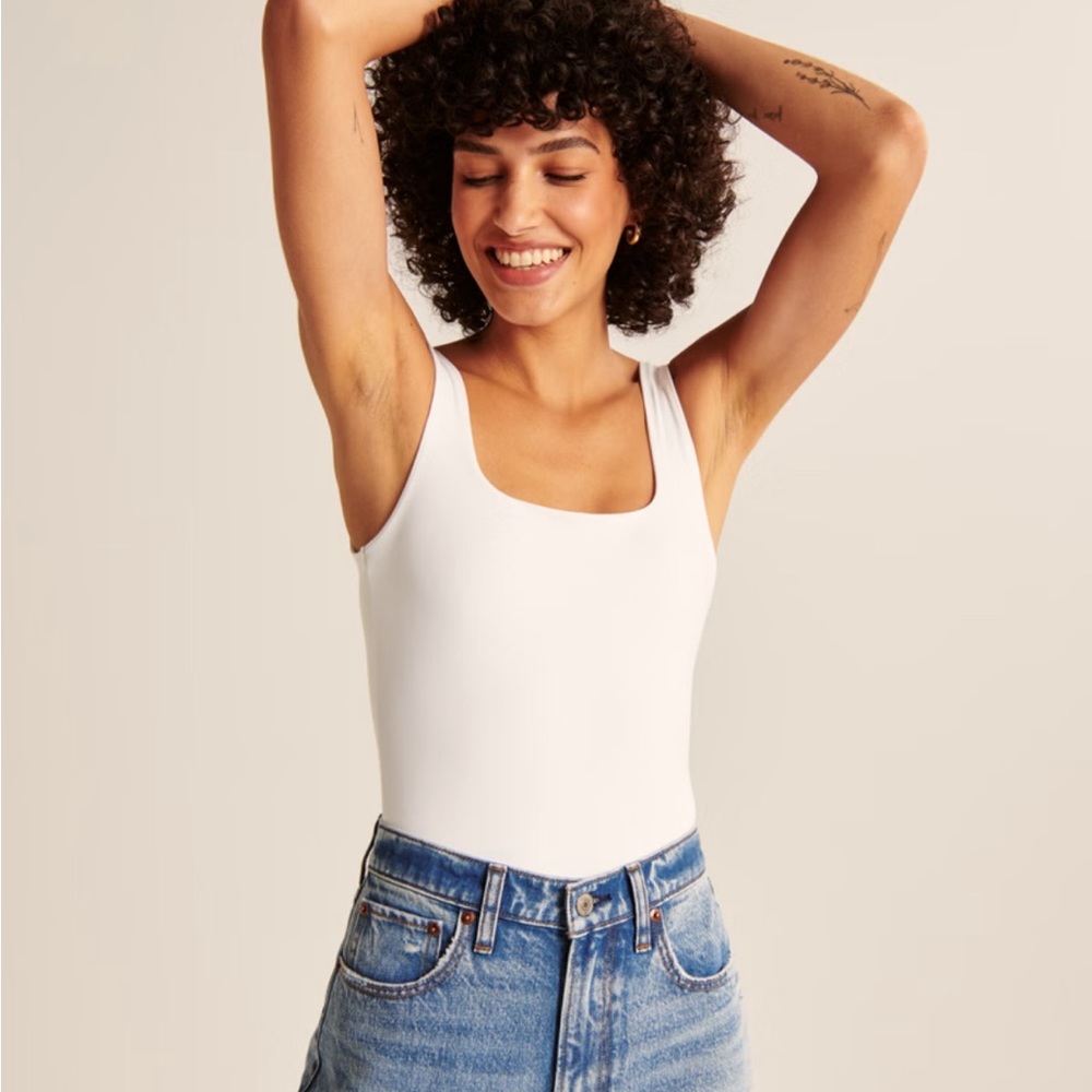 Abercrombie & Fitch Soft Collection Tank Bodysuit